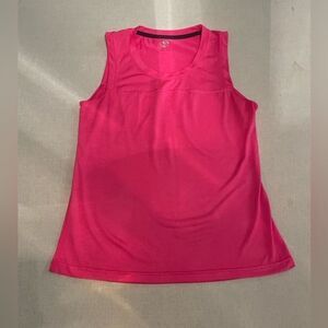 ATHLETIC Works child size 4-6 bright pink tank top